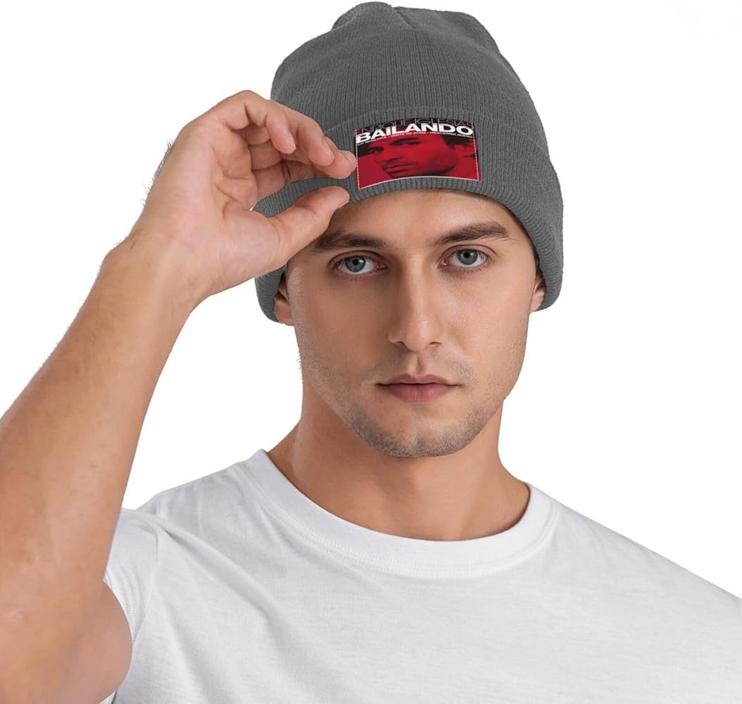 VBFREFDSOP Enrique Music Iglesias Knit Cap Winter Warm Acrylic